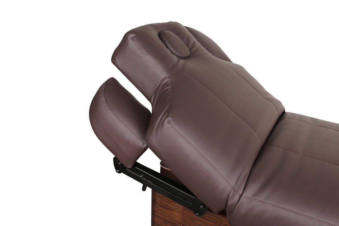 Massageliege Elektrisch Keid mit Heizung Wenge-Dunkelbraun