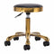 Rollhocker M-1640 Gold Schwarz