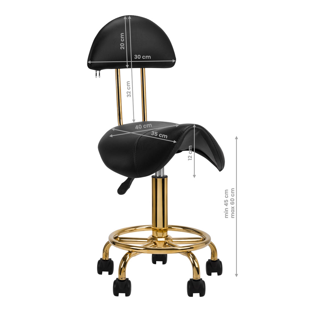 Sattelhocker 6001 Gold Schwarz 6