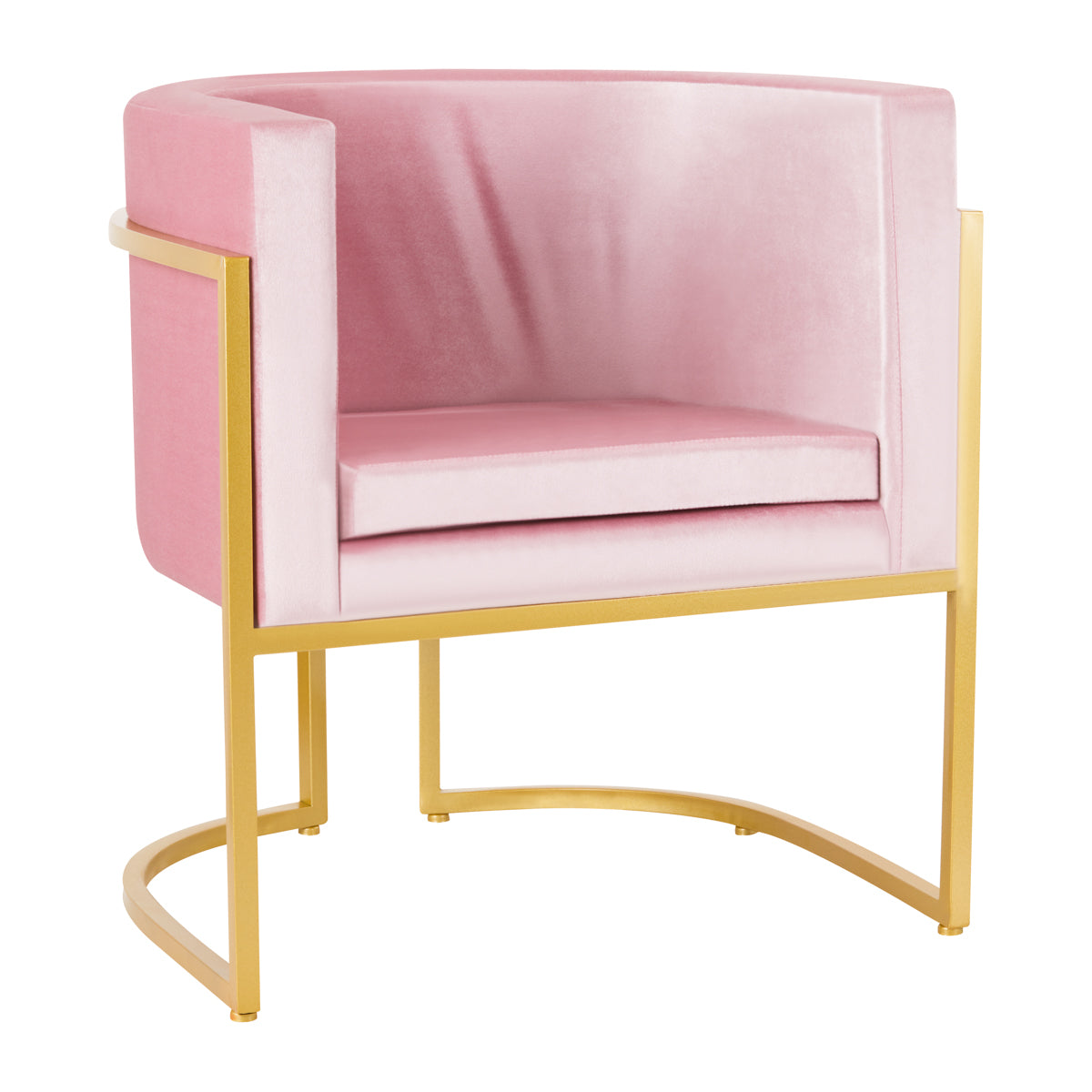 Stuhl Samt MT-308 Gold Rosa 1