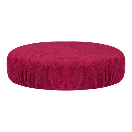 Stuhlhusse Arbeitshocker Terry Fuchsia