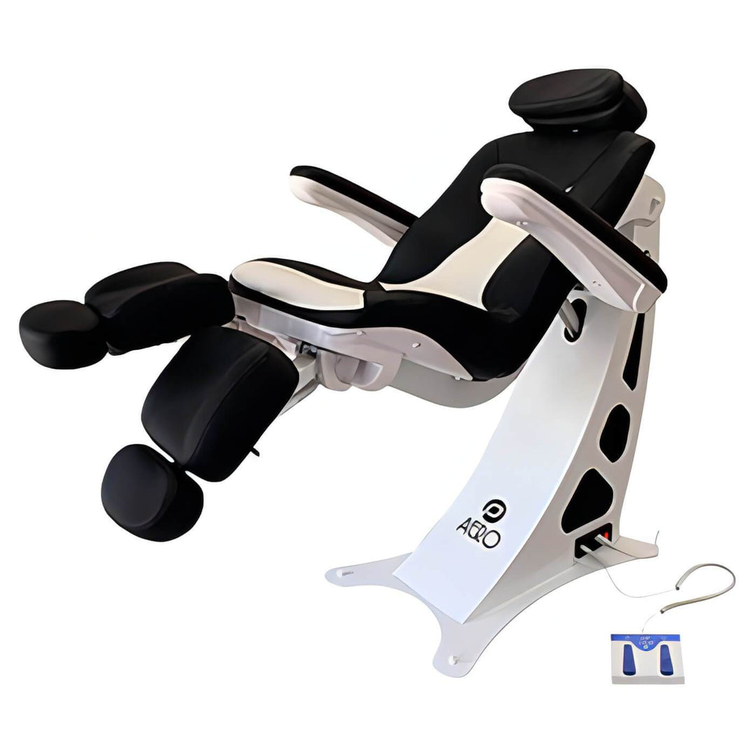 Behandelstoel Elektrisch P Clinic Aero Zwart Wit 4