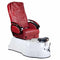 Kosmetikliege Massage Pedi Spa BR-3820D Bordeauxrot