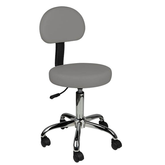 Rollhocker AM-9934 Grau