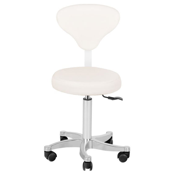 Rollhocker Azzurro 057 Weiß